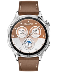 Часы Huawei GT 5 55020DGK 46mm Brown leather
