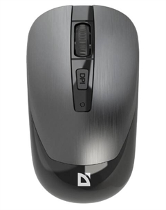 Мышь Wireless Wave MM-995 52993 USB, симметричная, 800/1200/1600 dpi, серебристая Defender