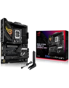 Материнская плата ATX ROG STRIX Z890-H GAMING WIFI 90MB1K20-M0EAY0 (LGA1851, Z890, 4*DDR5, 4*SATA, 5*M.2, WiFi, BT, 8*USB 3.2, 2*USB Type-C, 3*PC Asus