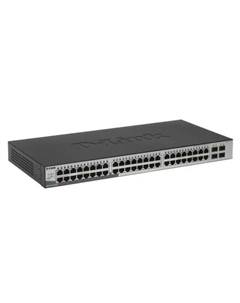 Коммутатор DGS-1210-52/FL2A 48x10/100/1000Base-T, 4xCombo 100/1000Base-T/SFP, L2, 19” D-link