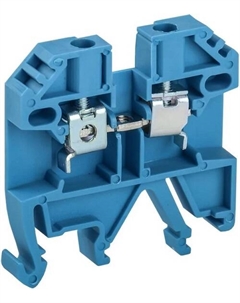 Клемма винтовая YZN30-002-K07 КВИ-2,5мм2 синяя Iek