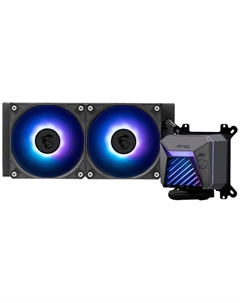 Система охлаждения жидкостная MAG CORELIQUID A15 240 306-7ZWAA11-L80 LGA1700/1851/AM4/AM5 (2*120mm, 500-2050rpm, 64.89CFM, 28.7dBa) Msi