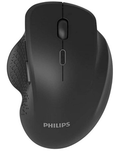 Мышь Wireless SPK7624 2,4 GHz, Bluetooth 3.0/5.0, 6 кноп., 800-1600dpi, Чёрный Philips