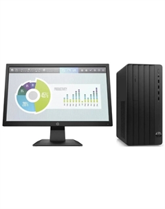 Компьютер HP 290 G9 MT 9M936AT i3-12100/8GB/512GB SSD/UHD graphics 730/GbitEth/180W/kbd/mouse/noOS/black+monitor P204 Hp