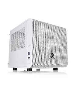 Корпус mini-ITX Core V1 Snow CA-1B8-00S6WN-01 белый, без БП, с окном, 2xUSB 3.0, Audio Thermaltake