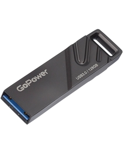 Накопитель USB 3.0 128GB 00-00025959 TITAN, металл, черный графит Gopower