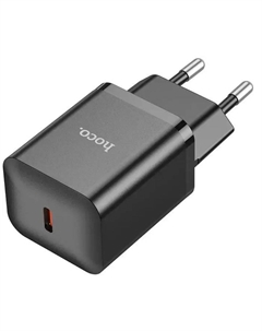 Зарядное устройство сетевое Hoco N27 20W 3A+2.22A+1.67A (PD+QC+AFC) USB-C универсальное черный