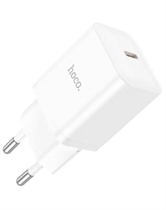 Зарядное устройство сетевое Hoco N27 20W 3A+2.22A+1.67A (PD+QC+AFC) USB-C универсальное белый