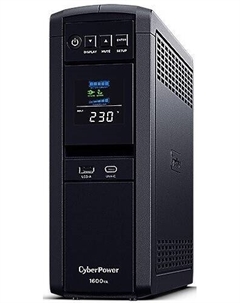 Источник бесперебойного питания CP1600EPFCLCD Line-Interactive 1600VA/1000W USB/RS-232/RJ11/45 (6 EURO) Cyberpower