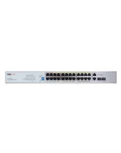 Коммутатор настраиваемый WI-PCES226GF PoE 280Вт, порты 24FE PoE + 2Combo SFP, Easy Smart Wi-tek