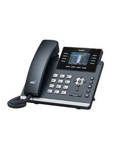 Телефон SIP SIP-T44U 12 аккаунтов, 2 порта USB, цветной экран, BLF, PoE, GigE, без БП Yealink