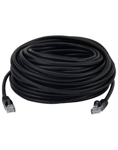 Патч-корд 1645952 UTP 4 пары cat5E CCA molded 20м черный RJ-45 (m)-RJ-45 (m) (1645952) Buro