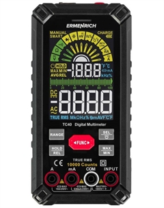 Мультиметр цифровой Ermenrich 82992 Zing TC40