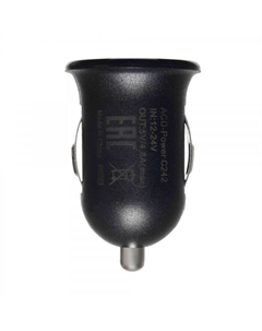 Зарядное устройство автомобильное ACD ACD-C242-X1B 24Вт, 2*USB, 5В, 4.8А, RTL Acd