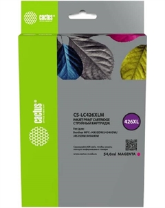 Картридж CS-LC426XLM струйный пурп.пигм. (54мл) для Brother MFC-J4335DW/J4340DW/J4535DW/J4540DW Cactus