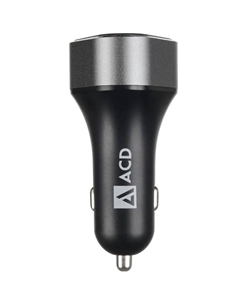 Зарядное устройство автомобильное ACD ACD-C233-X3B 23Вт, 3*USB, 1QC, 2*Smart, 3.6, 12В, 3А RTL Acd