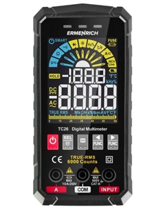 Мультиметр цифровой Ermenrich 82987 Zing TC26