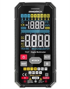 Мультиметр цифровой Ermenrich 82988 Zing TC27
