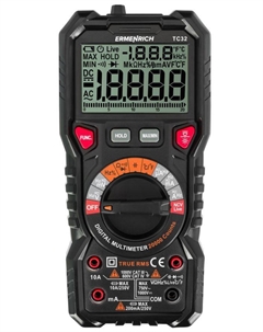 Мультиметр цифровой Ermenrich 82989 Zing TC32