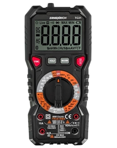 Мультиметр цифровой Ermenrich 82985 Zing TC21