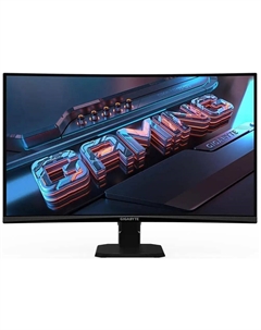 Монитор 27" GS27FC 1920x1080 LED, 16:9, VA, 250cd, 3000:1, 1ms, 178/178, DP, 2*HDMI, 180Hz, curved 1500R,Tilt, VESA, black Gigabyte