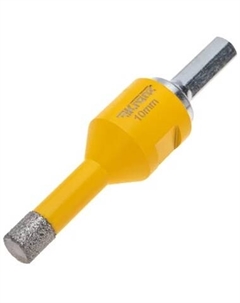 Коронка алмазная KRANZ KR-92-1003 профессиональная по керамограниту и железобетону М14, вакуумное спекание, 10мм, для УШМ Kranz