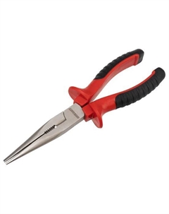 Тонкогубцы Rexant 12-4618 200мм никелированные, двухкомпонентные рукоятки