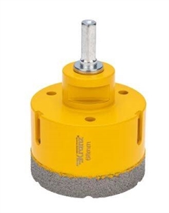 Коронка алмазная KRANZ KR-92-1025 профессиональная по керамограниту и железобетону М14, вакуумное спекание, 68мм, для УШМ Kranz