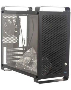 Корпус mATX ACC-GCUB4 без БП, боковая панель из закалённого стекла, USB 3.0, USB 3.1 Accord
