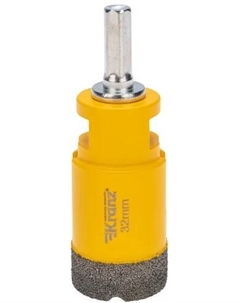 Коронка алмазная KRANZ KR-92-1015 профессиональная по керамограниту и железобетону М14, вакуумное спекание, 32мм, для УШМ Kranz