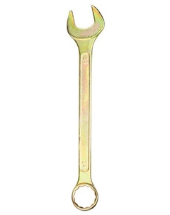 Ключ комбинированный Rexant 12-5815-2 24мм, желтый цинк