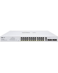 Коммутатор управляемый WI-PCMS328GF v2 L2 PoE бюджет 400Вт, порты 24GE PoE, 2comboSFP, 2SFP, Cloud, v2 Wi-tek