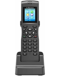 Беспроводной телефон FIP16Plus IP, крепление на пояс, 1.8' ЖК 128x160 TN, 2 SIP, Wi-Fi 2,4/5 ГГц,4000 мА, формат HD Flying voice