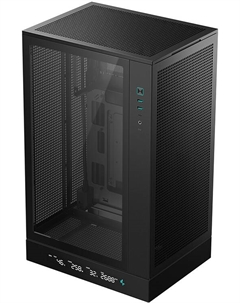 Корпус mATX CH270 DIGITAL без БП, боковая панель из закалённого стекла, 2*USB 3.0, USB Type-C Deepcool