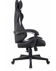 Кресло игровое ZOMBIE GAME TETRA черный/карбон эко.кожа крестов. пластик Zombie