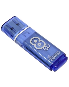 Накопитель USB 2.0 8GB SB8GBGS-B Glossy синий Smartbuy