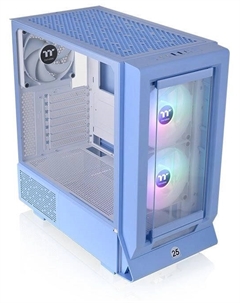 Корпус eATX Ceres 350 MX Hydrangea Blue CA-1Z3-00MFWN-00 голубой, без БП, панель из закаленного стекла, 2*USB 3.0, USB Type-C, HD Audio Thermaltake