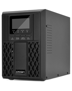 Источник бесперебойного питания CMUOA-350-1K EURO CM000001879 On-line, 1000VA/900W, порт USB 2*EURO, слот SNMP Crown