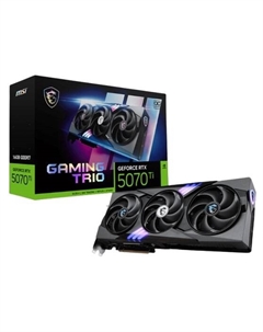 Видеокарта PCI-E GeForce RTX 5070 TI GAMING TRIO OC PLUS (RTX 5070 Ti 16G GAMING TRIO OC PLUS) 16GB GDDR7 256bit 2580/28000MHz HDMI 3*DP Msi