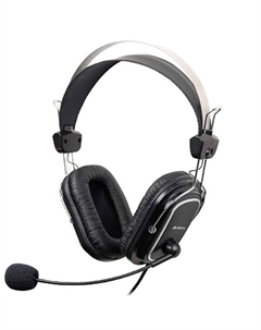 Наушники HU-50 черный 2м накладные USB оголовье (1379905) A4tech