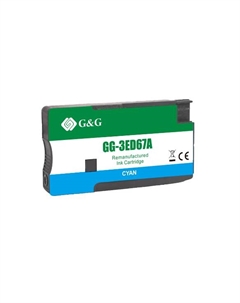 Картридж GG-3ED67A струйный 712 голубой (29мл) для HP DesignJet T650/T630/T250/T230/T210/Studio Plotter Printers G&g