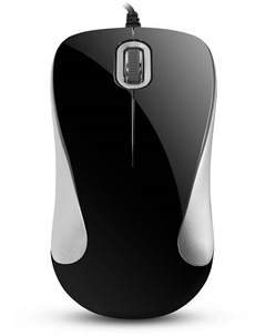 Мышь DLM-377U серебряно- черная, 800dpi, USB (2 кн.+скролл) Delux