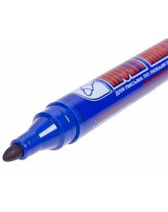 Маркер 08-8602 перманентный Crown Multi Marker 3 мм, синий, пулевидный Rexant