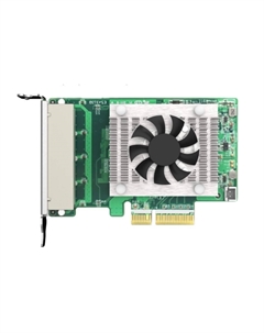 Сетевая карта QXG-2G4T-I225 четырехпортовая 2,5GBASE-T/1000BASE-T/100BASE-TX, PCIe Gen2 Qnap