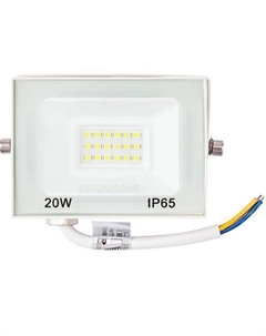 Прожектор светодиодный Rexant 605-024 СДО 20Вт 1600Лм 5000K нейтральный свет, белый корпус