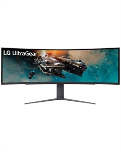 Монитор 49" 49GR85DC-B черный, VA, изогнутый, 5120×1440, 240Hz, 1 ms, 178°/178°, 450 cd/m, 2500:1, HDMI, DP, 2xUSB 3.0, регулировка по высоте Lg