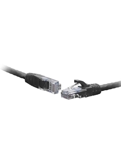 Кабель патч-корд U/UTP 6 кат. 0.5м -UU4-6-005-LST-BK U/UTP 4-х парный cat.6 0.5м LSZH standart чёрный Snr
