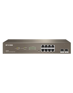 Коммутатор управляемый G3310F 8*10/100/1000 Base-T Ethernet, 2*100/1000 Base-X SFP, QoS Ip-com