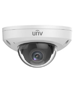 Видеокамера IP IPC312SB-ADF28K-I0 купольная антивандальная, ИК-подсветка до 30м., LightHunter 0.001 Лк F1.6, объектив 2.8 мм Uniview