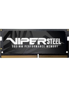 Модуль памяти SODIMM DDR4 32GB PVS432G266C8S Viper Steel PC4-21300 2666MHz CL18 260pin 1.2V Patriot memory
